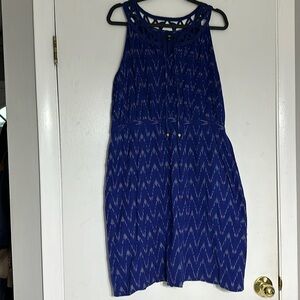 GAP Blue Patterned Dress